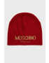 Moschino Шапка в червено с фина плетка - Pepit.bg
