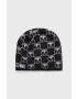 Moschino Шапка в черно с фина плетка от вълна - Pepit.bg