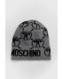 Moschino Шапка с вълна в сиво - Pepit.bg