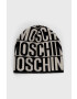 Moschino Вълнена шапка в черно от вълна - Pepit.bg
