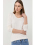 Mustang Блуза с дълги ръкави Style Anne Longsleeve в бежово - Pepit.bg
