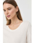 Mustang Блуза с дълги ръкави Style Anne Longsleeve в бежово - Pepit.bg