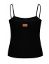 Muuv. Топ MUUV Top Spaghetti Strap дамски в черно - Pepit.bg