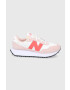 New Balance Детски обувки GS237PK1 в розово - Pepit.bg
