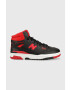 New Balance Кожени маратонки BB650RBR в черно - Pepit.bg