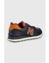 New Balance Кожени маратонки Ml574omc в тъмносиньо - Pepit.bg
