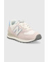 New Balance Маратонки WL574QC в розово - Pepit.bg