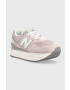 New Balance Маратонки WL574ZSE в розово - Pepit.bg