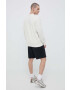 New Balance Памучен суичър в бежово с принт - Pepit.bg