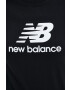 New Balance Памучна тениска в черно - Pepit.bg