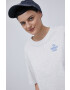 New Balance Памучна тениска в жълто - Pepit.bg