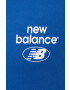 New Balance Памучна тениска в синьо с принт - Pepit.bg