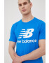 New Balance Памучна тениска MT01575SBU - Pepit.bg