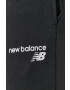 New Balance Панталон MP03904BK мъжки в черно с изчистен дизайн - Pepit.bg