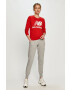 New Balance Панталон WP03530AG дамски в меланж на сиво - Pepit.bg