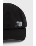 New Balance Шапка LAH21103BK в черно с принт - Pepit.bg