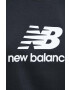 New Balance Суичър в черно с принт - Pepit.bg