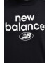 New Balance Суичър в черно с принт - Pepit.bg