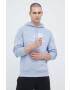 New Balance Суичър в синьо с качулка с принт - Pepit.bg