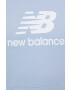 New Balance Суичър в синьо с качулка с принт - Pepit.bg