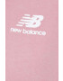 New Balance Суичър в лилаво с качулка с изчистен дизайн - Pepit.bg