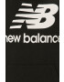 New Balance Суичър MT03558BK мъжки в черно с принт - Pepit.bg