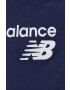 New Balance Суичър MT03910PGM мъжки в тъмносиньо с принт - Pepit.bg