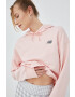 New Balance Суичър UT21502PIE в розово с изчистен дизайн - Pepit.bg