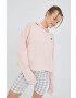 New Balance Суичър UT21502PIE в розово с изчистен дизайн - Pepit.bg