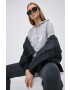 New Balance Суичър WT03810AG дамски в сиво с принт - Pepit.bg