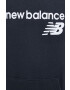 New Balance Суичър WT03810BK дамски в черно с изчистен дизайн - Pepit.bg