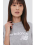 New Balance Суичър WT03811AG дамски в сиво с принт - Pepit.bg