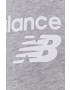 New Balance Суичър WT03811AG дамски в сиво с принт - Pepit.bg