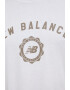 New Balance Тениска в бяло с принт - Pepit.bg