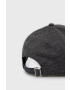New Era Памучна шапка в сиво с апликация - Pepit.bg