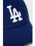 New Era Шапка с козирка в тъмносиньо с апликация LOS ANGELES DODGERS - Pepit.bg