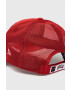 New Era Шапка с козирка в червено с апликация CHICAGO BULLS - Pepit.bg