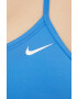 Nike Бански от две части Essential в лилаво с леко подплатена чашка - Pepit.bg