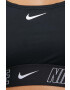 Nike Горнище на бански Logo Tape в черно с леко подплатени чашки - Pepit.bg
