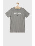 Nike Kids Детска тениска в меланж на сиво - Pepit.bg