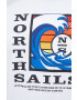 North Sails Памучен суичър в бяло с принт - Pepit.bg