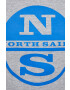 North Sails Памучна тениска в сиво с принт - Pepit.bg