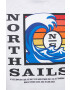 North Sails Памучна тениска в бяло с принт - Pepit.bg