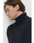 Only & Sons Пуловер мъжки в тъмносиньо с поло - Pepit.bg