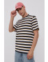 Only & Sons Тениска мъжка в бяло с десен - Pepit.bg