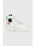 Palladium Високи кецове Pallashock Back Zip дамски в бяло - Pepit.bg