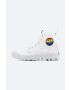 Palladium Високи кецове Pampa Smiley Pride в бяло - Pepit.bg
