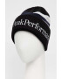 Peak Performance Вълнена шапка в черно от плътен трикотаж от вълна - Pepit.bg