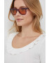 Pepe Jeans Блуза с дълги ръкави Dorina в бяло - Pepit.bg