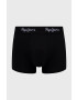 Pepe Jeans Боксерки Wray (3 чифта) мъжки в черно - Pepit.bg